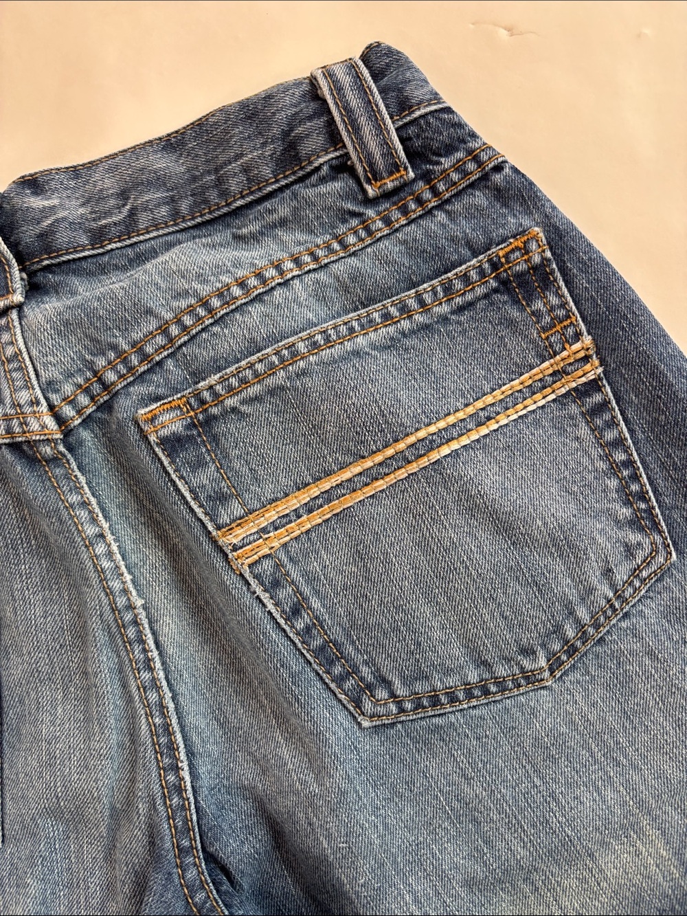 Cinch Carter Denim Jeans in Medium Blue with Contrast Stitching - Picture 15 of 15